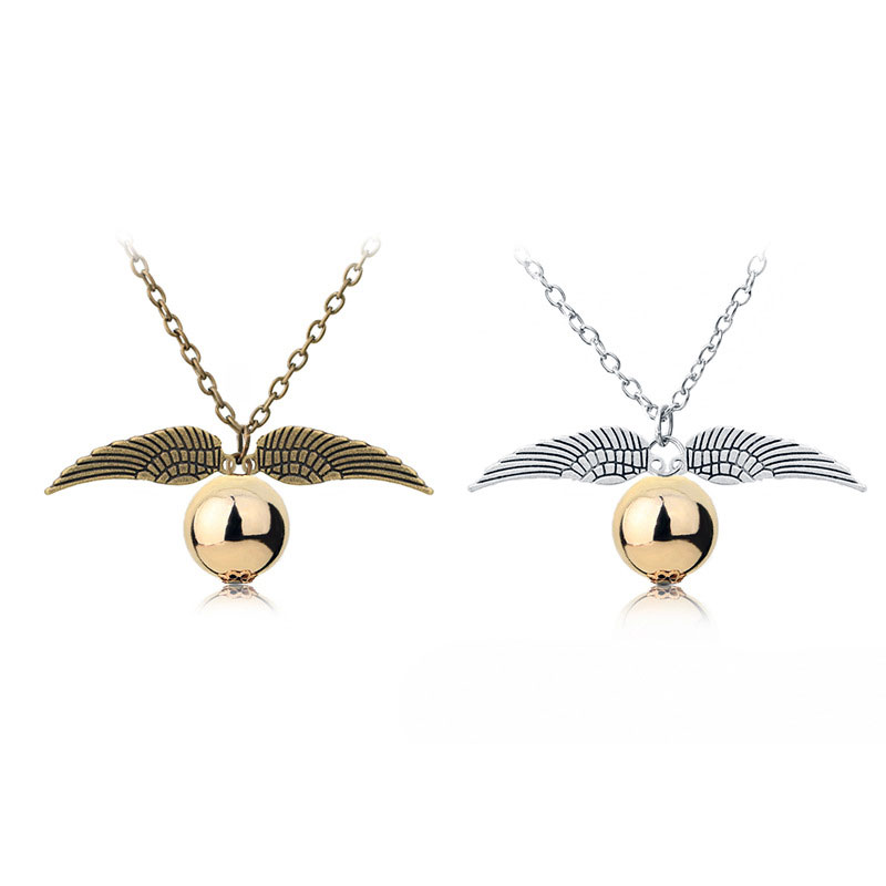 Harry Potter Golden Snitch Inspired Necklace